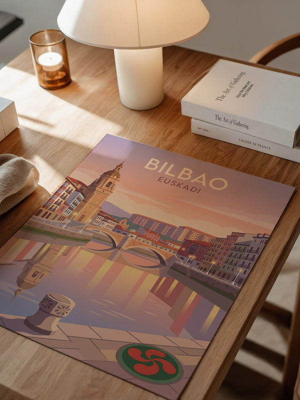 Bilbao Sonnenuntergang Architektur