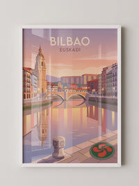 Bilbao Sonnenuntergang Architektur
