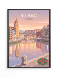 Bilbao Sonnenuntergang Architektur
