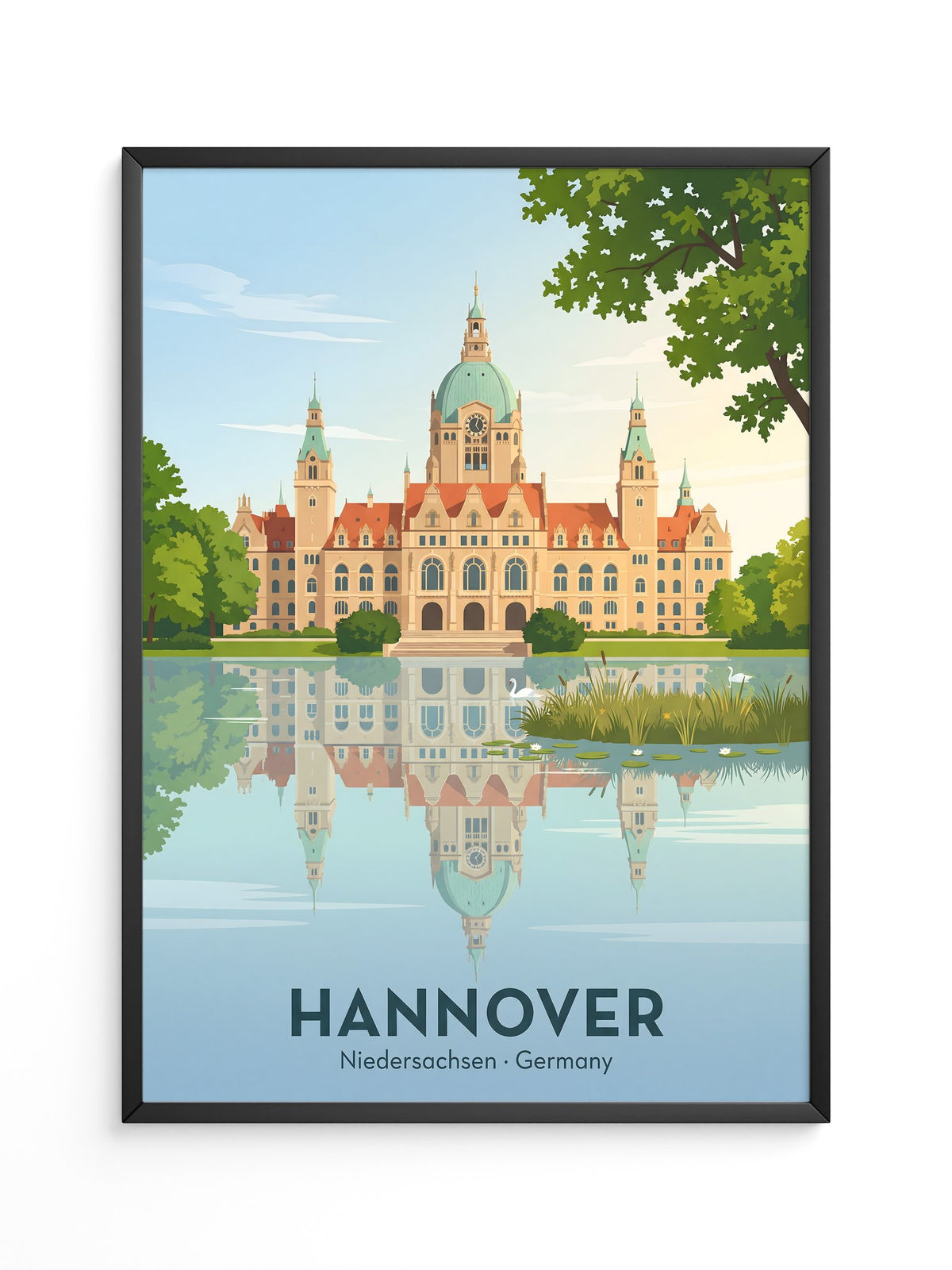 Hannover Rathaus Spiegelung