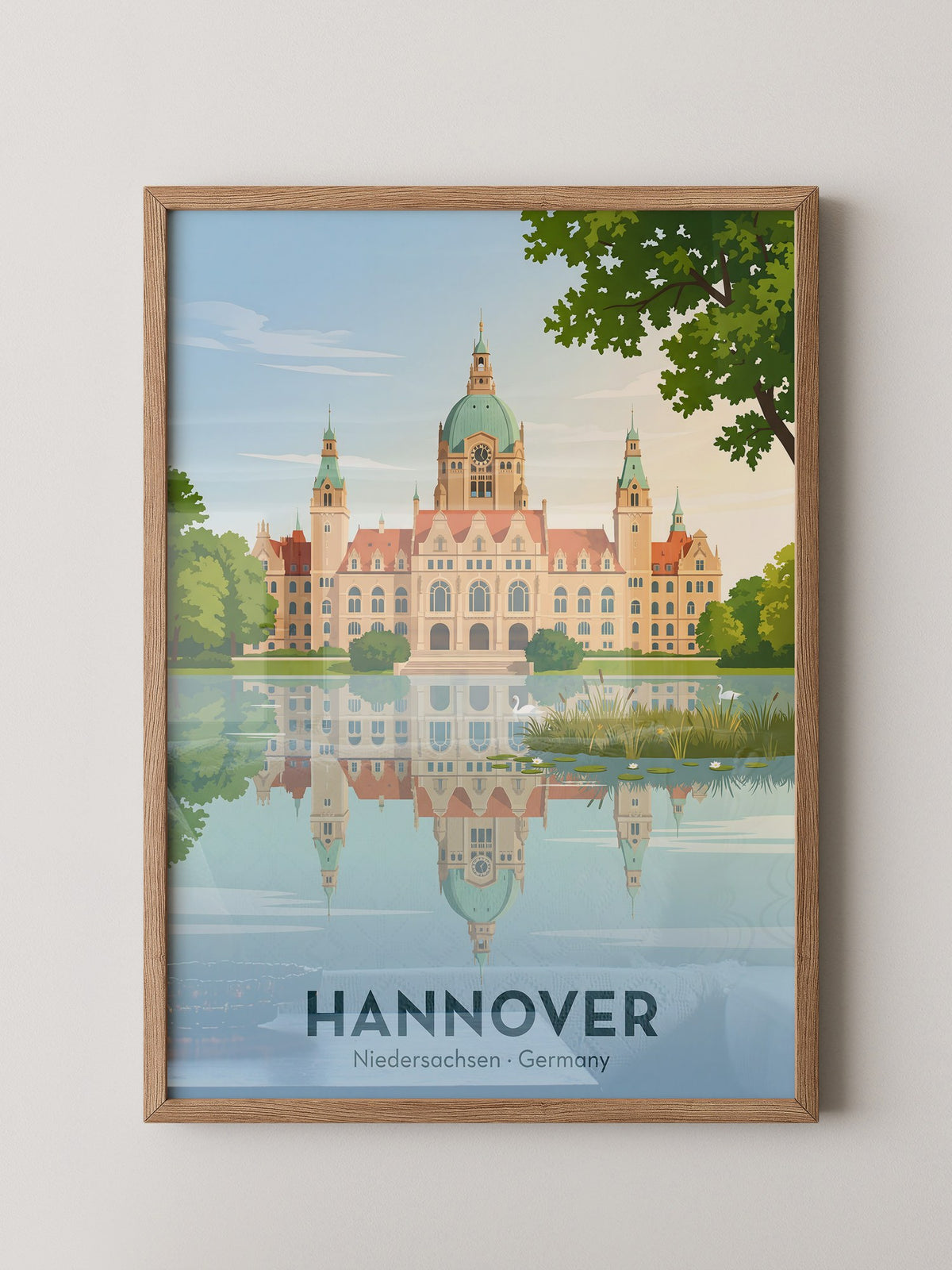 Hannover Rathaus Spiegelung