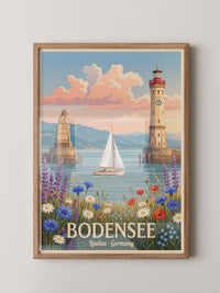 Bodensee Lindau Hafenmalerei