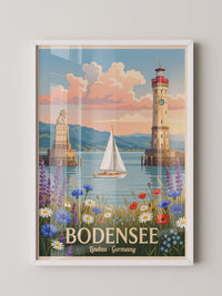 Bodensee Lindau Hafenmalerei