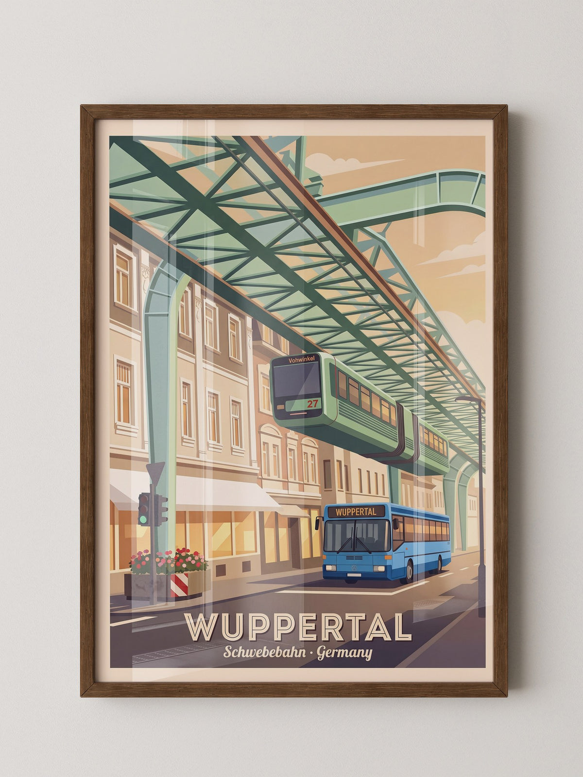 Wuppertal Schwebebahn Retro-Design