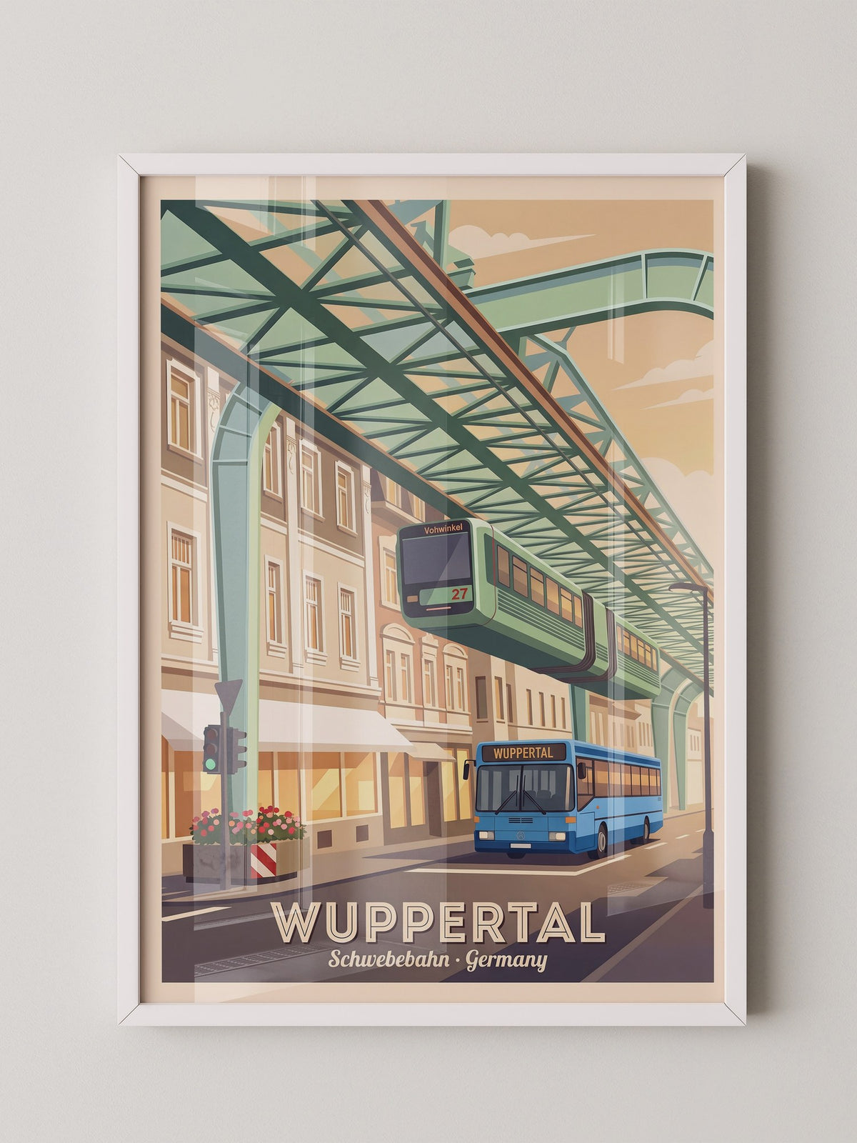 Wuppertal Schwebebahn Retro-Design
