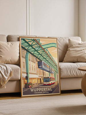 Wuppertal Schwebebahn Retro-Design