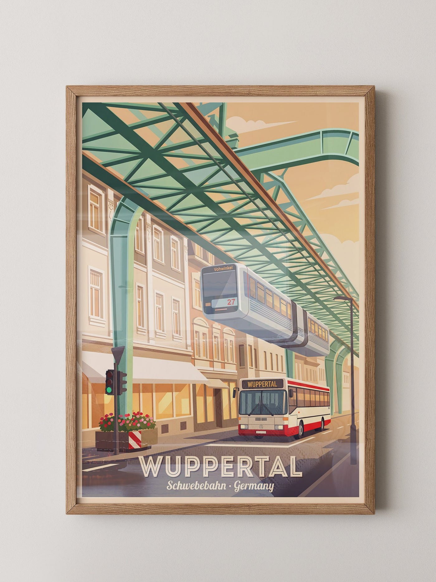 Wuppertal Schwebebahn Retro-Design
