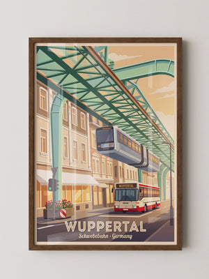 Wuppertal Schwebebahn Retro-Design