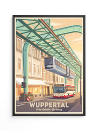 Wuppertal Schwebebahn Retro-Design