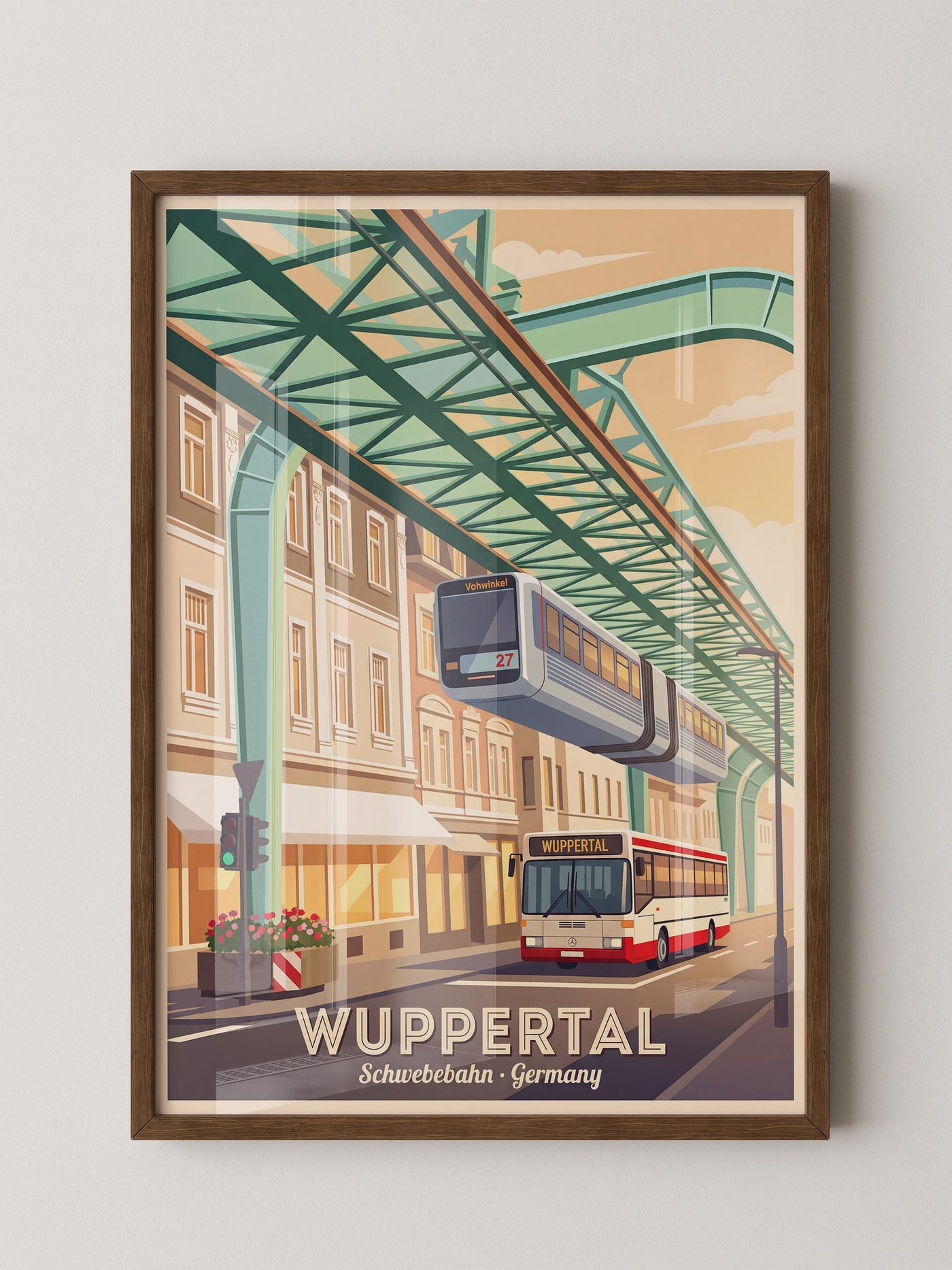 Wuppertal Schwebebahn Retro-Design