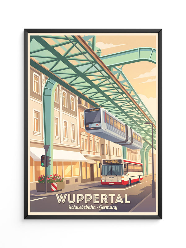 Wuppertal Schwebebahn Retro-Design