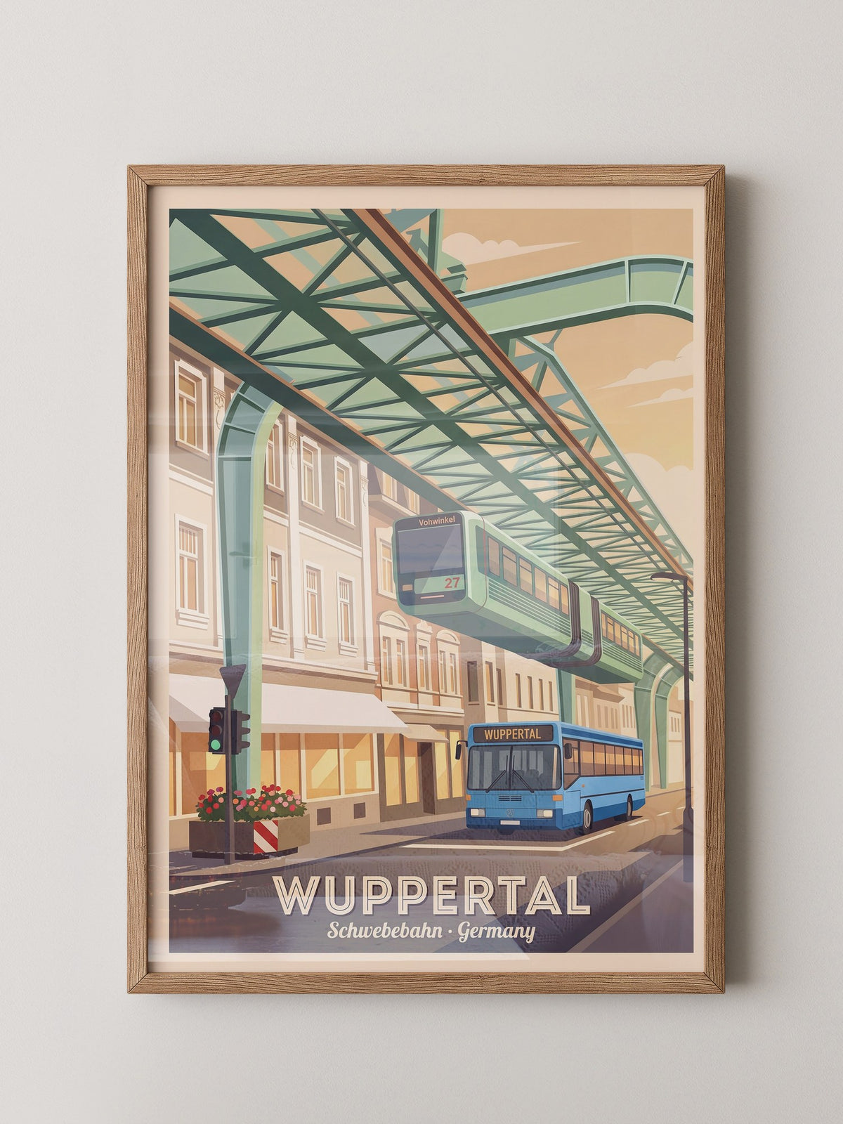 Wuppertal Schwebebahn Retro-Design