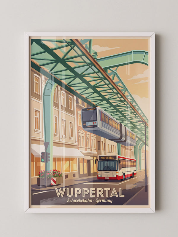 Wuppertal Schwebebahn Retro-Design