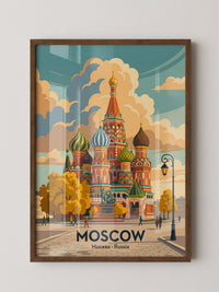 Moskauer Kathedrale Herbstfarben
