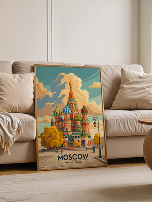 Moskauer Kathedrale Herbstfarben