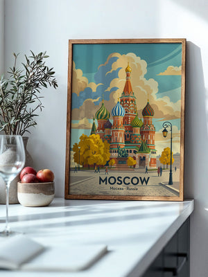 Moskauer Kathedrale Herbstfarben