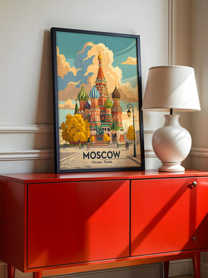 Moskauer Kathedrale Herbstfarben