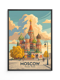 Moskauer Kathedrale Herbstfarben