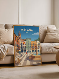 Málaga Stadtzentrum Vintage Stil