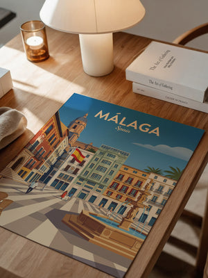 Málaga Stadtzentrum Vintage Stil