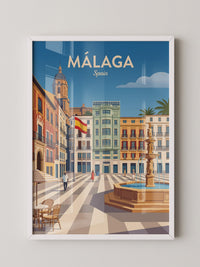 Málaga Stadtzentrum Vintage Stil