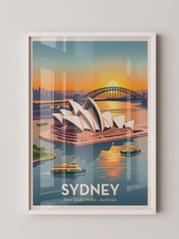 Sydney Oper bei Sonnenuntergang