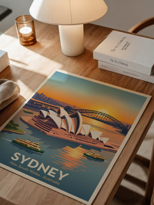 Sydney Oper bei Sonnenuntergang