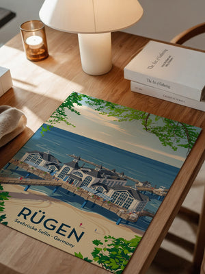 Sellin Seebrücke Strandansicht