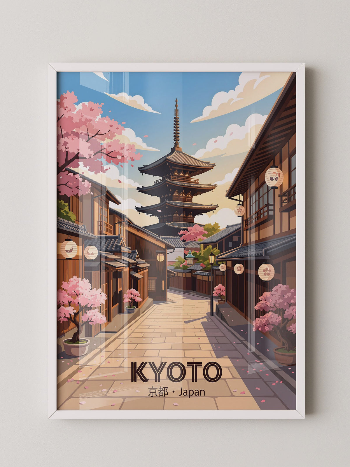 Kyoto Pagode Kirschblütenstraße