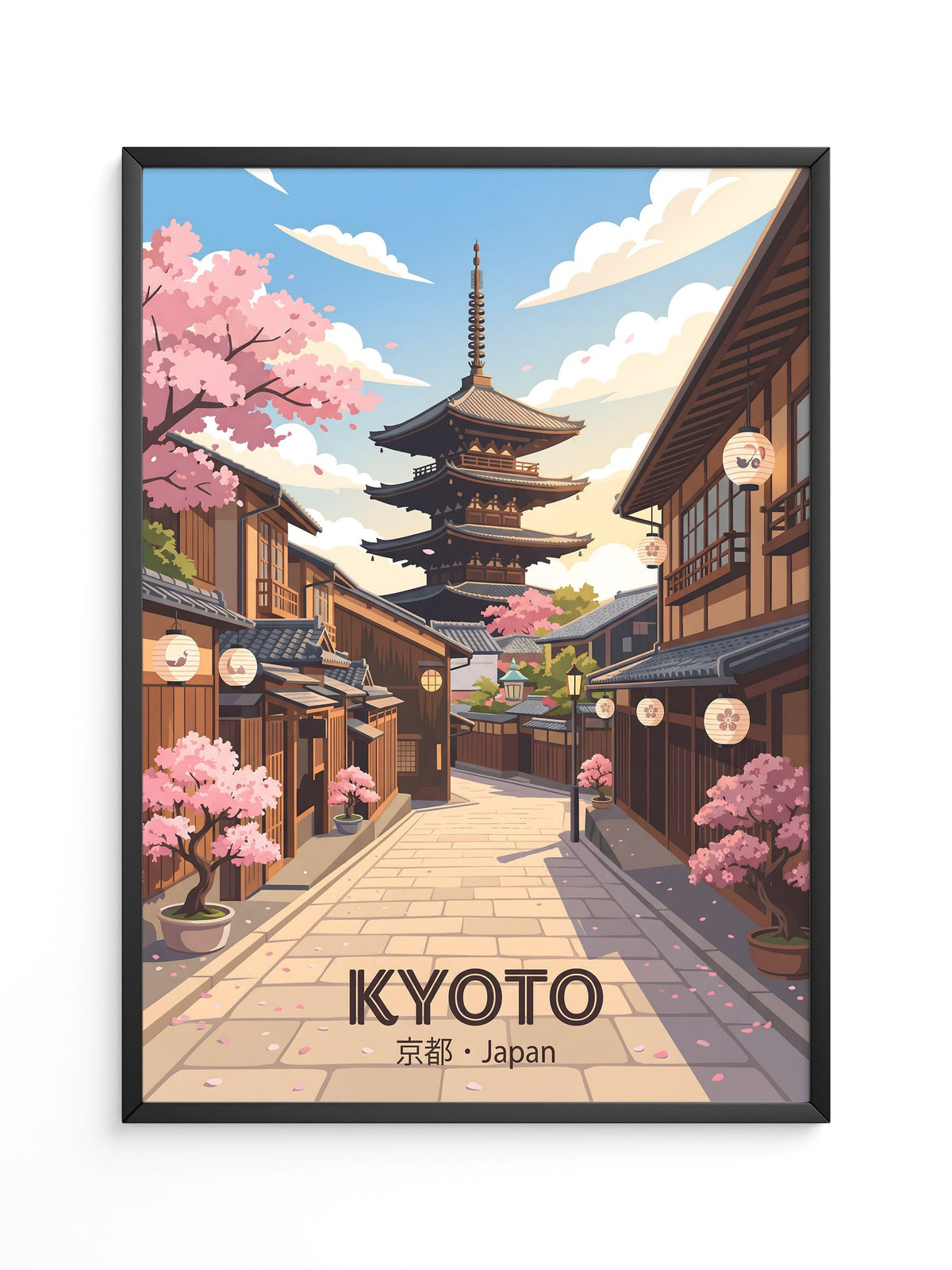 Kyoto Pagode Kirschblütenstraße