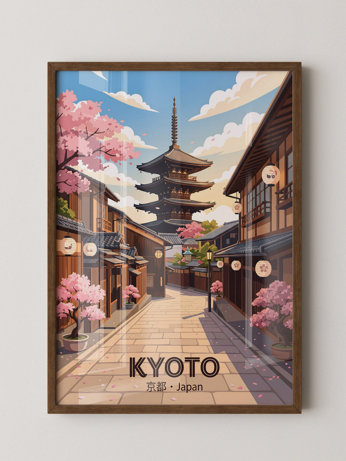 Kyoto Pagode Kirschblütenstraße