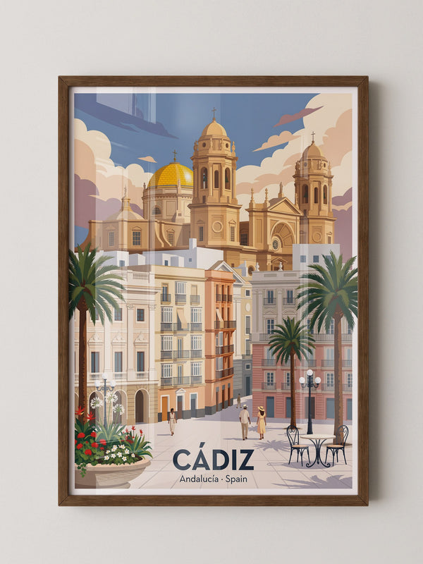 Cádiz Kathedrale Pastellfarben