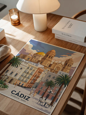 Cádiz Kathedrale Pastellfarben