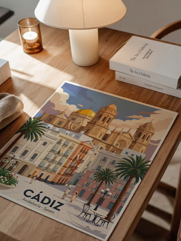 Cádiz Kathedrale Pastellfarben