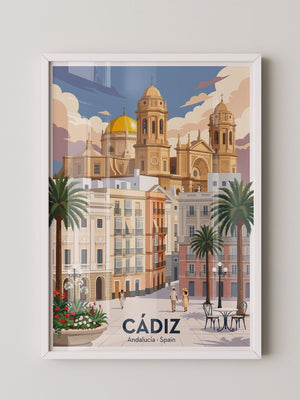 Cádiz Kathedrale Pastellfarben
