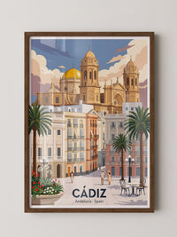 Cádiz Kathedrale Pastellfarben
