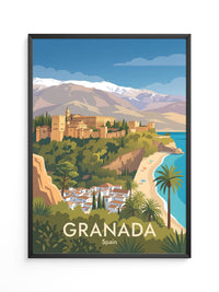 Granada Alhambra Küstenblick