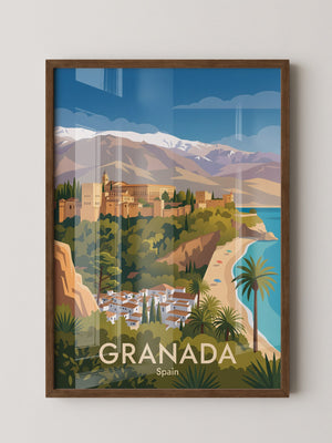 Granada Alhambra Küstenblick