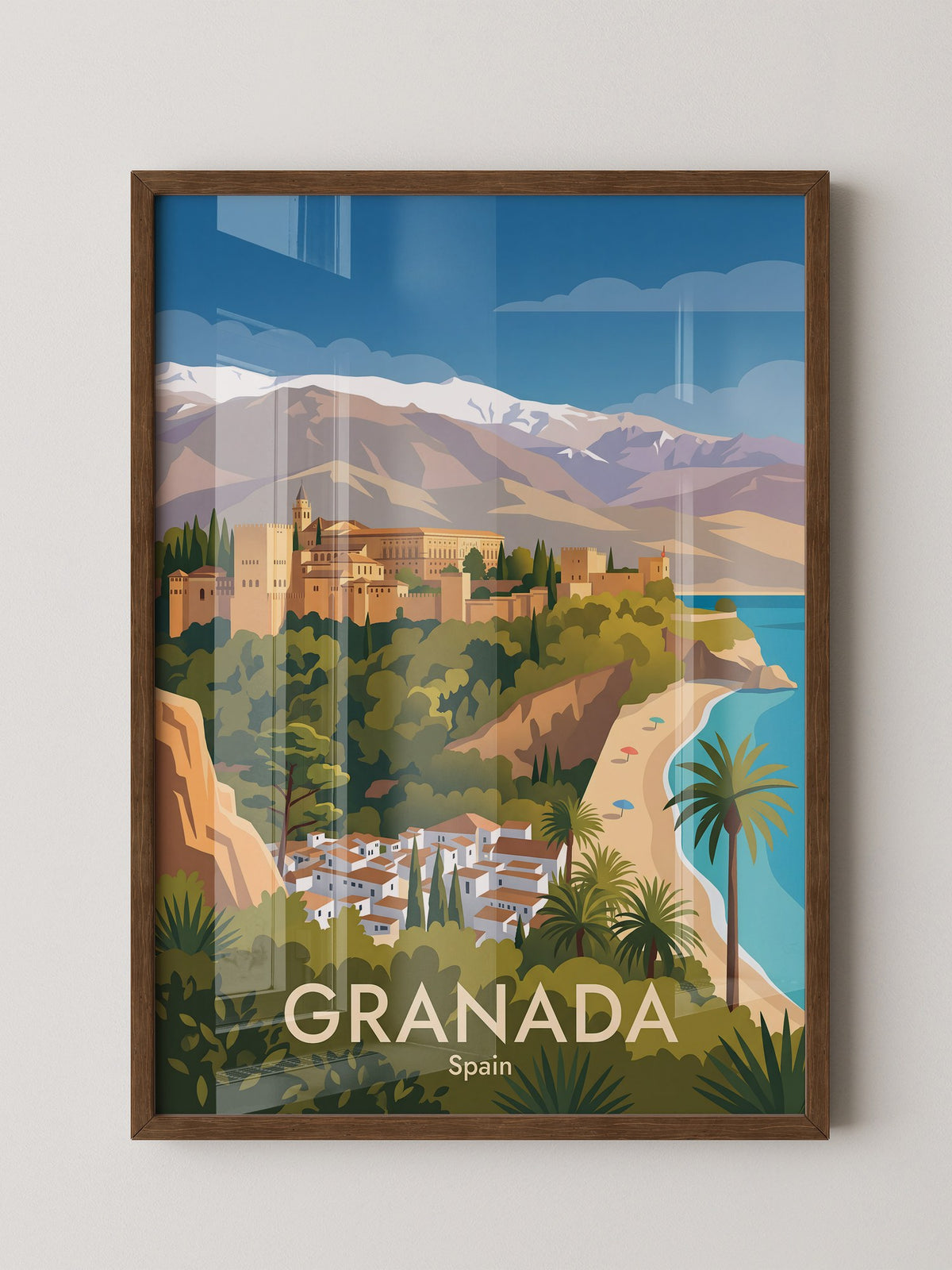 Granada Alhambra Küstenblick