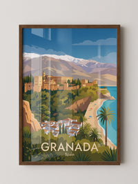 Granada Alhambra Küstenblick