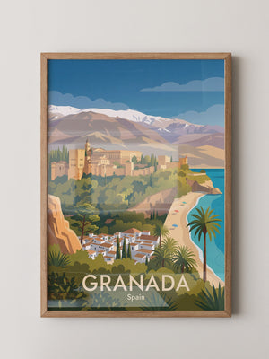 Granada Alhambra Küstenblick