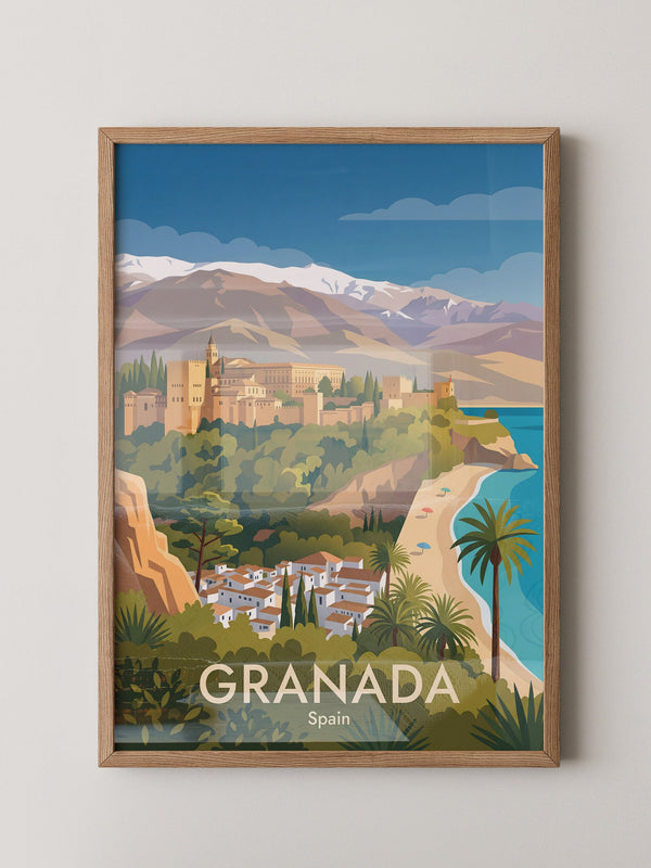 Granada Alhambra Küstenblick