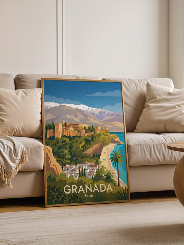 Granada Alhambra Küstenblick