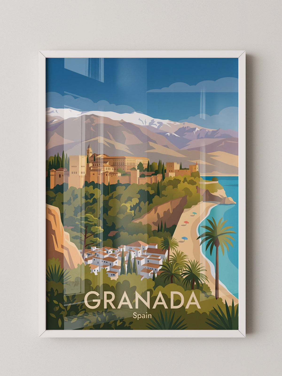 Granada Alhambra Küstenblick