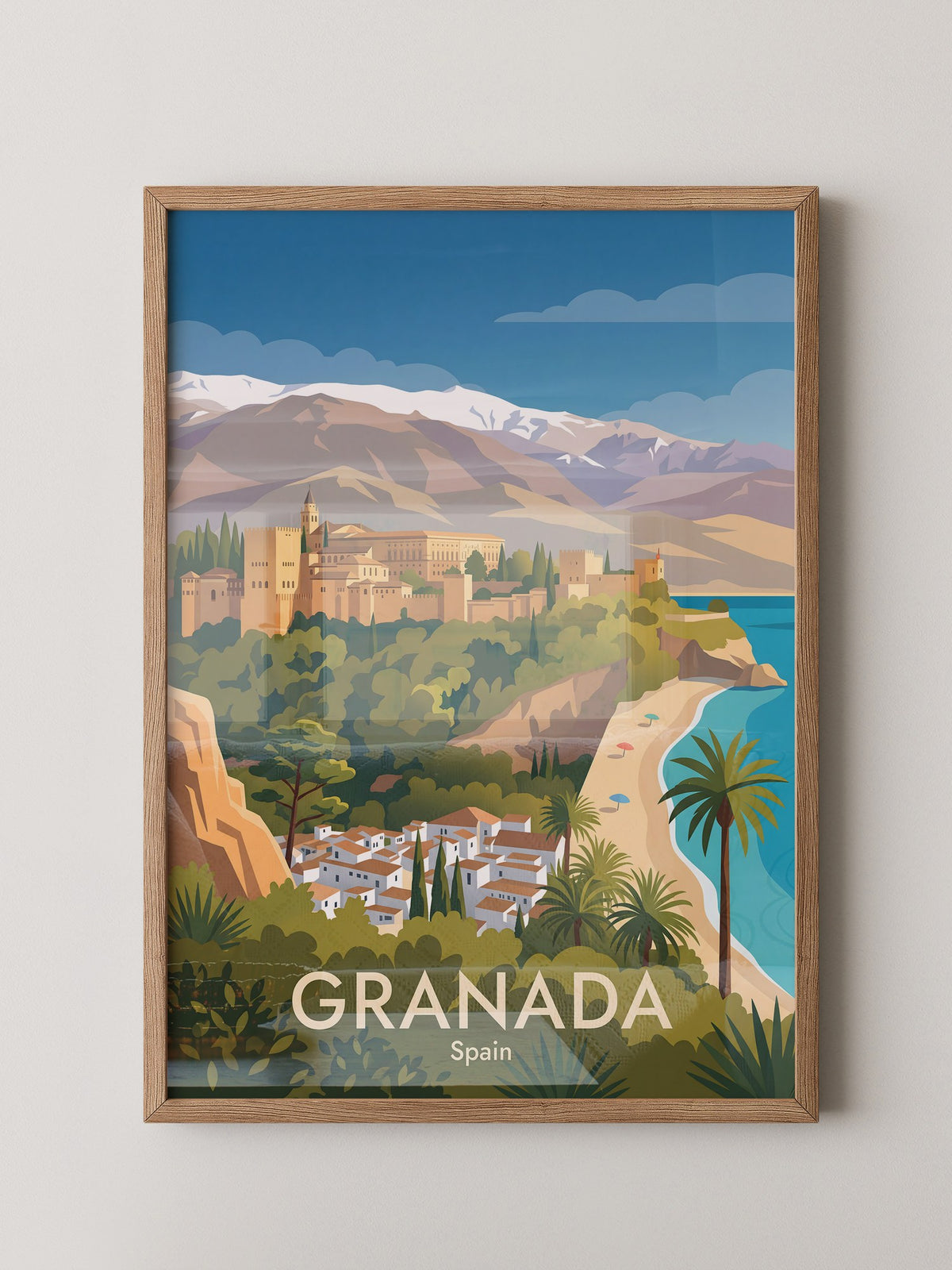 Granada Alhambra Küstenblick