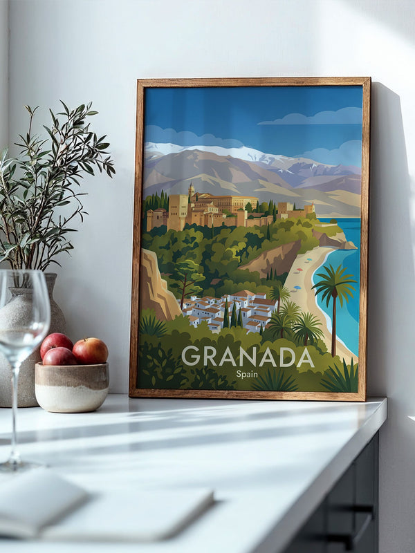 Granada Alhambra Küstenblick
