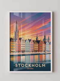 Stockholm Skyline Farbenpracht