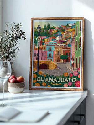 Guanajuato Stadt Farbenvielfalt