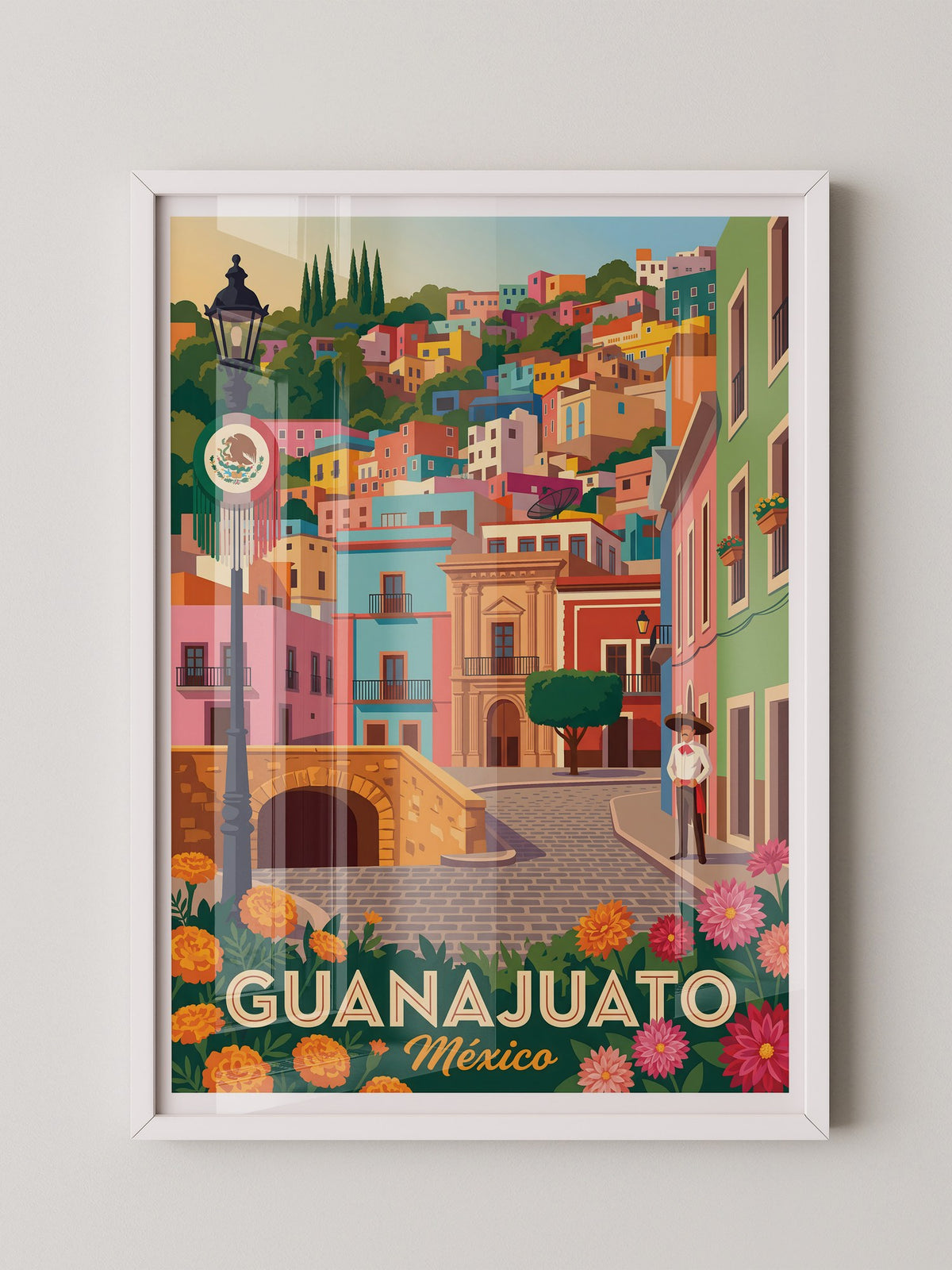 Guanajuato Stadt Farbenvielfalt