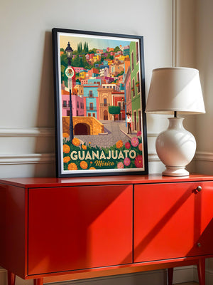 Guanajuato Stadt Farbenvielfalt